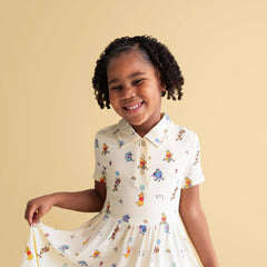 Polo Dress in Winnie the Pooh Celebration