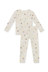Long Sleeve Pajamas in Starry Icon