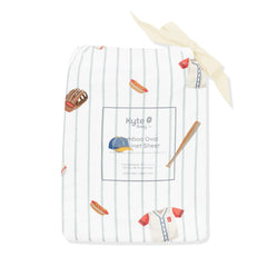 Oval Bassinet Sheet in Home Run