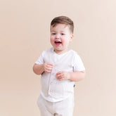 Tuxedo Vest in Oat