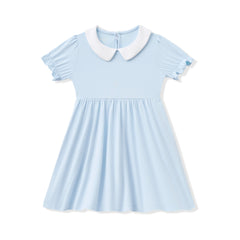 Peter Pan Collar Dress in Breeze
