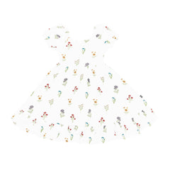 Puff Sleeve Twirl Dress in Wildflower