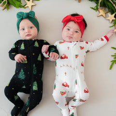 Bow Headband in Cardinal