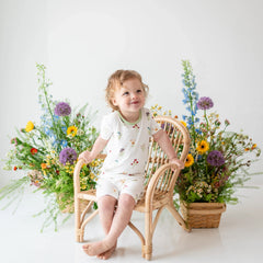 Short Sleeve Pajamas in Wildflower