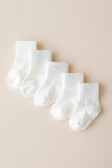 Quarter Socks Combo 5-Pack in Cloud