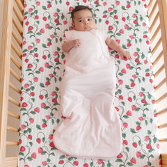 Crib Sheet in Strawberry Fields
