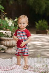 Shortall in Patriotic Gingham