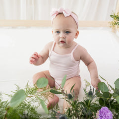 Spaghetti Strap Leotard in Sakura