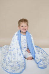 Youth Blanket in Toile Safari 1.0