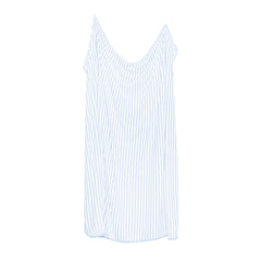 Swaddle Blanket in Small Mist Stripe