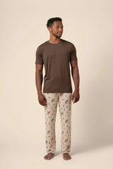 Men's Short Sleeve & Pant PJ Set in Classic Cowboy