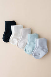 Quarter Socks Combo 5-Pack in Neutral