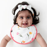 Cushy Bib in Tulip