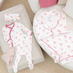 Women’s Short Sleeve Pajama Set in Bow