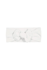 Knotted Bow Headband in Cloud