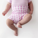 Bummies in Gingham Thistle