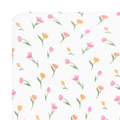 Mini Crib Sheet in Tulip