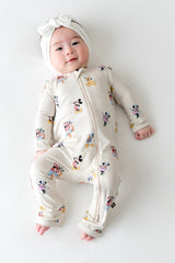Zippered Romper in Mickey Mouse and Friends