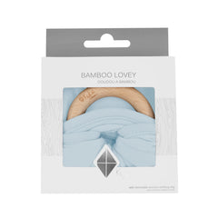 Lovey in Fog with Removable Teething Ring
