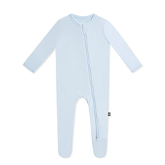 Zippered Footie in Breeze