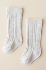 Knee High Socks in Oat