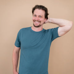 Men's Crew Neck Tee in Atlantic