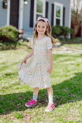 Twirl Dress in Pastel Mickey Mouse