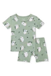 Short Sleeve Pajamas in Koala