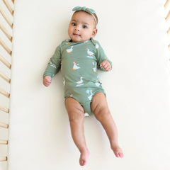 Long Sleeve Bodysuit in Silly Goose