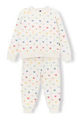 Long Sleeve Jogger Set in Pastel Mickey Mouse