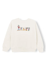 Sweatshirt in Mickey and Friends on Ecru