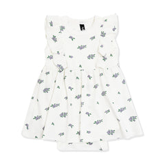 Pointelle Bodysuit Dress in Spray Rose