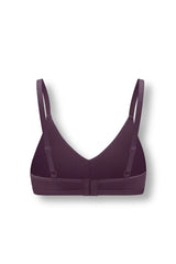 Women's V-Neck Bra in Currant