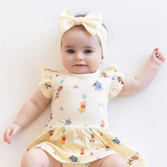 Twirl Bodysuit Dress in Winnie the Pooh Celebration