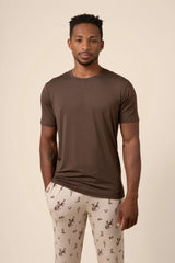 Men's Short Sleeve & Pant PJ Set in Classic Cowboy