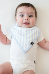 Bib in Small Mist Stripe