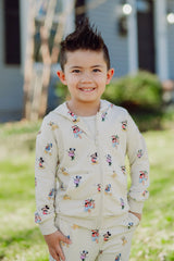 Zip-Up Hoodie in Mickey Mouse and Friends