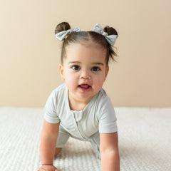 Zippered Shortall Romper in Oat