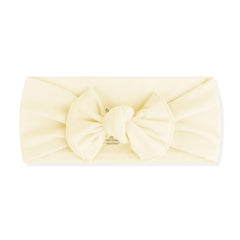 Knotted Bow Headband in Chamomile