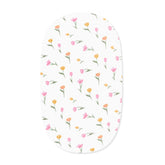 Oval Bassinet Sheet in Tulip
