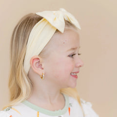 Bow Headband in Chamomile