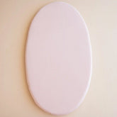 Oval Bassinet Sheet in Blush