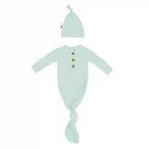 Knotted Gown with Hat Set in Sage