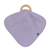 Lovey in Taro with Removable Wooden Teething Ring