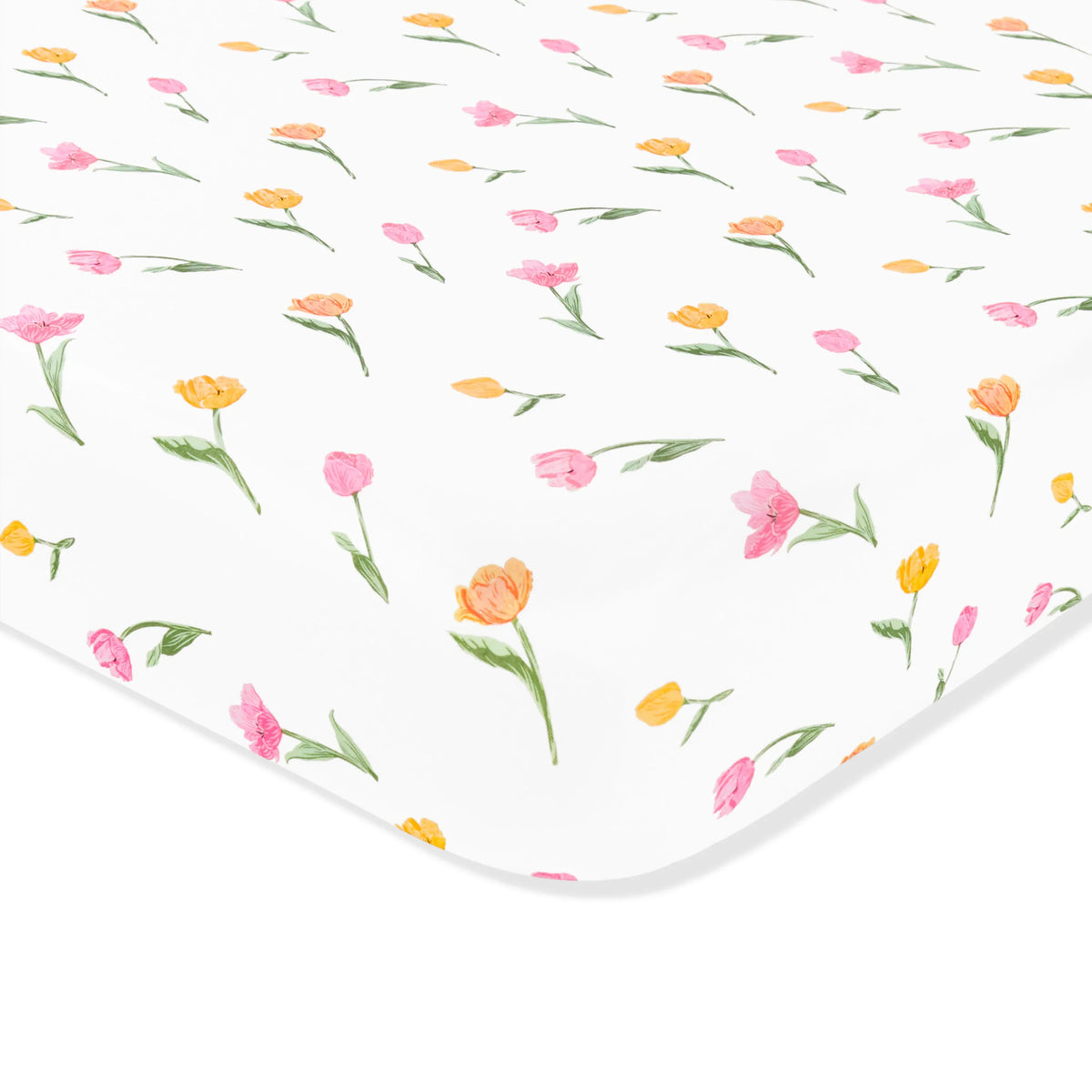 Mini Crib Sheet in Tulip