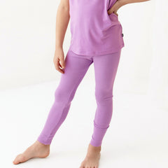 Ribbed Leggings in Poi
