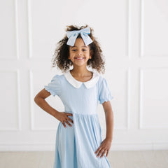 Peter Pan Collar Dress in Breeze