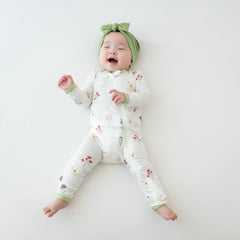 Zippered Romper in Wildflower