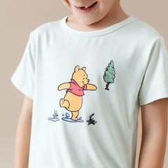 Toddler Basic Tee in Winnie the Pooh on Dew
