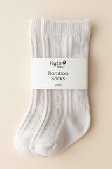 Knee High Socks in Oat